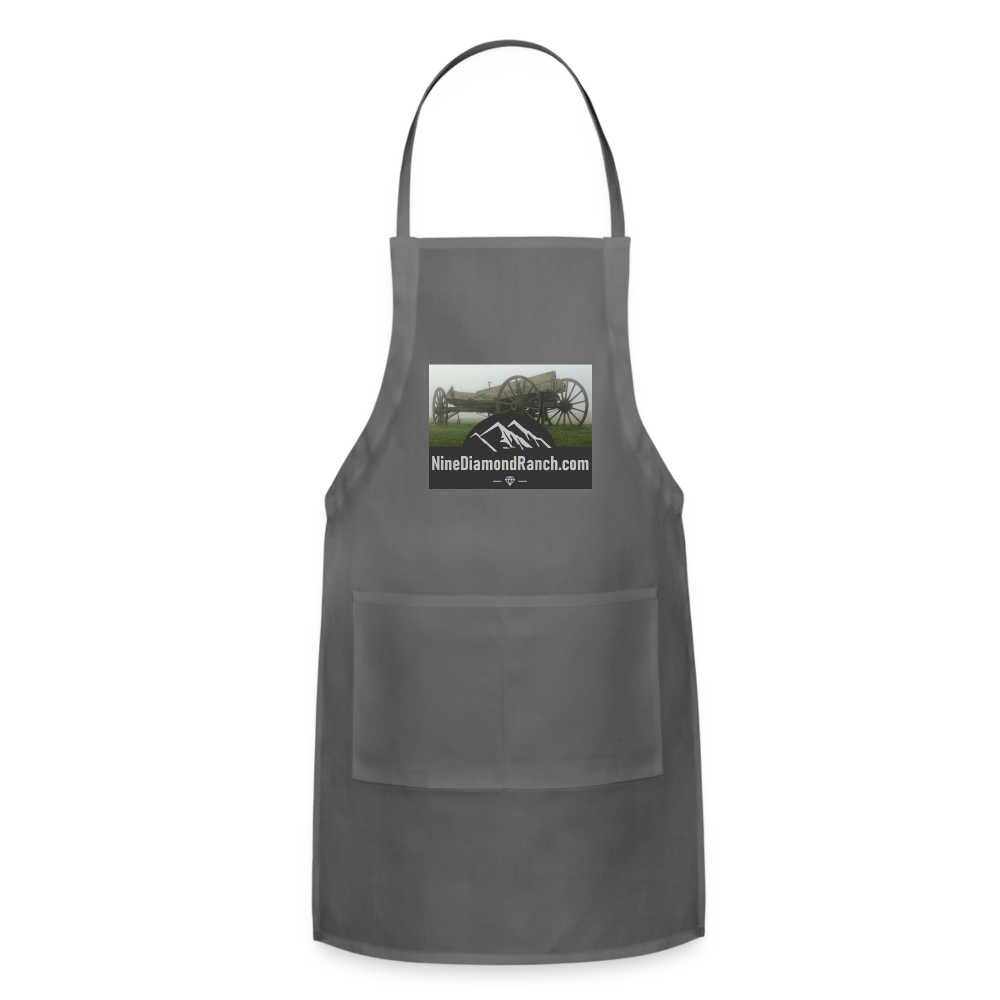 Apron Grill Master, NineDiamondRanch - charcoal