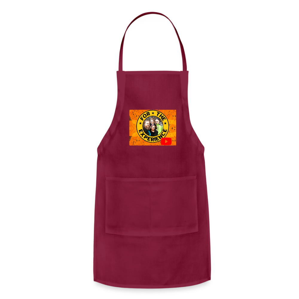 Apron Grill Master, For The Experience - burgundy