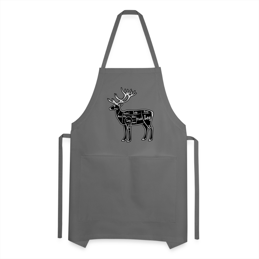 Apron Grill Master, Elk Cut - charcoal