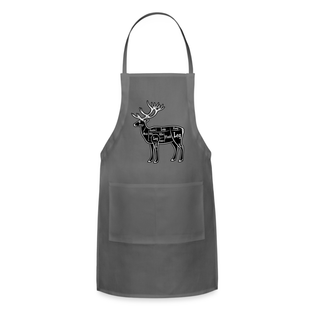 Apron Grill Master, Elk Cut - charcoal