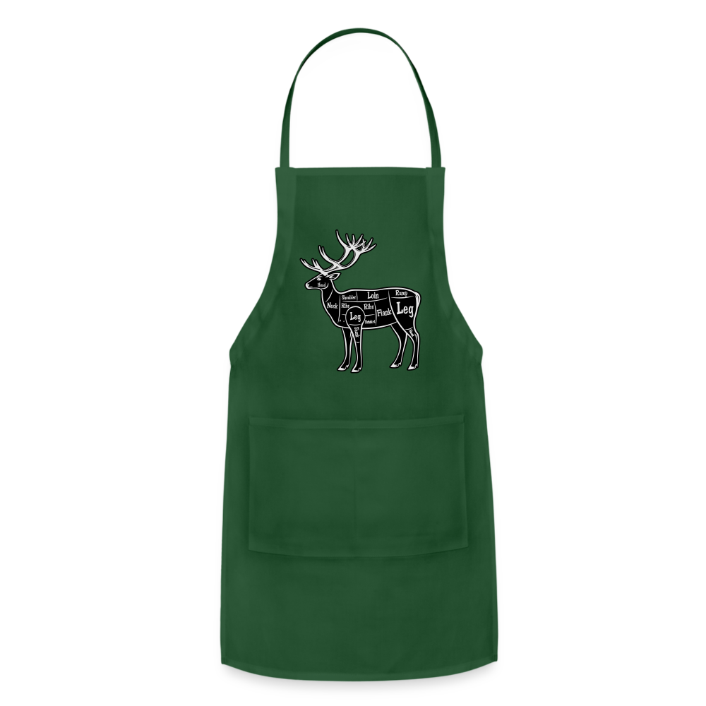 Apron Grill Master, Elk Cut - forest green