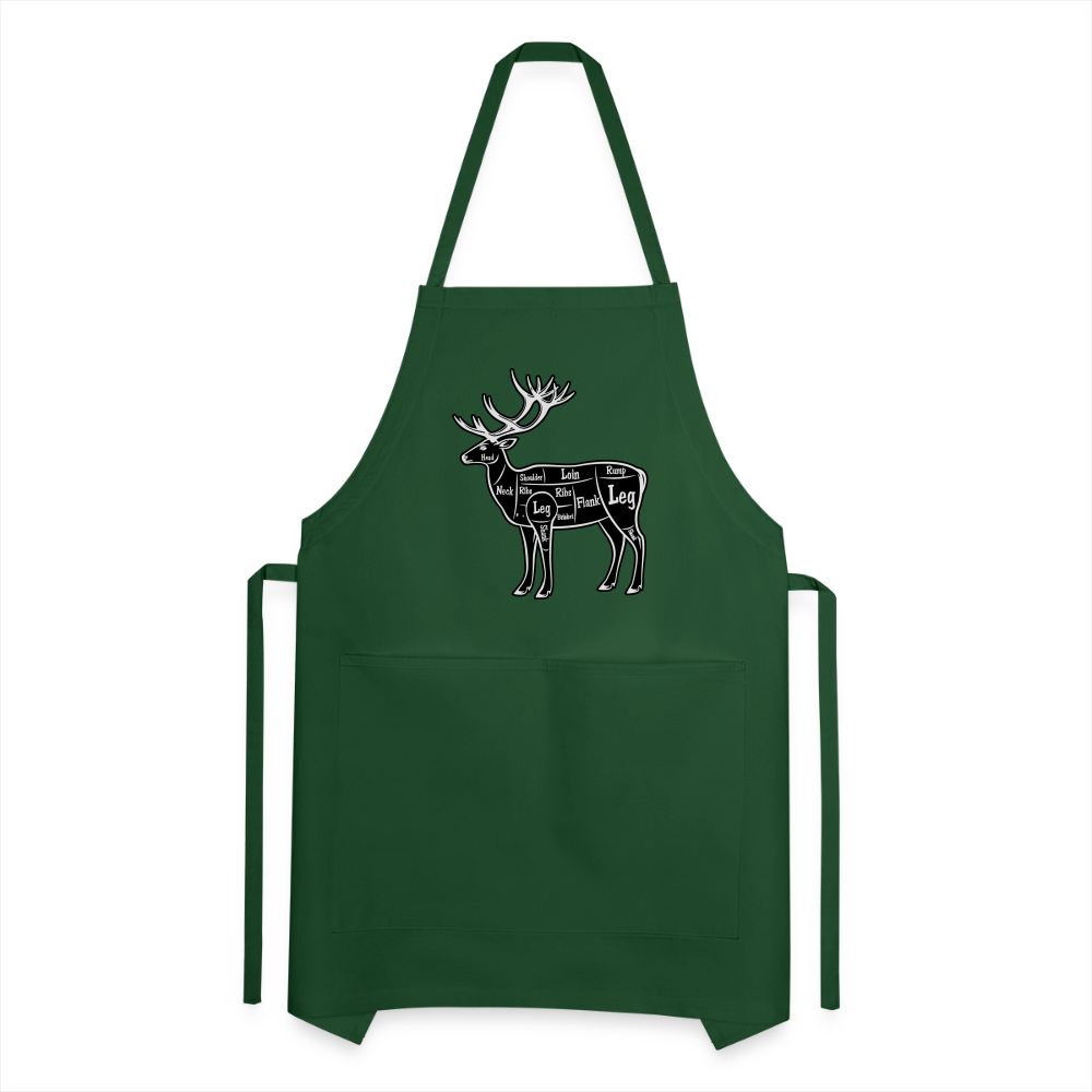 Apron Grill Master, Elk Cut - forest green