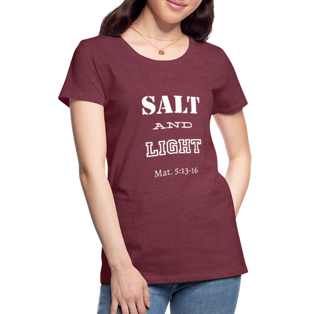 Women’s Salt and Light - heather burgundy