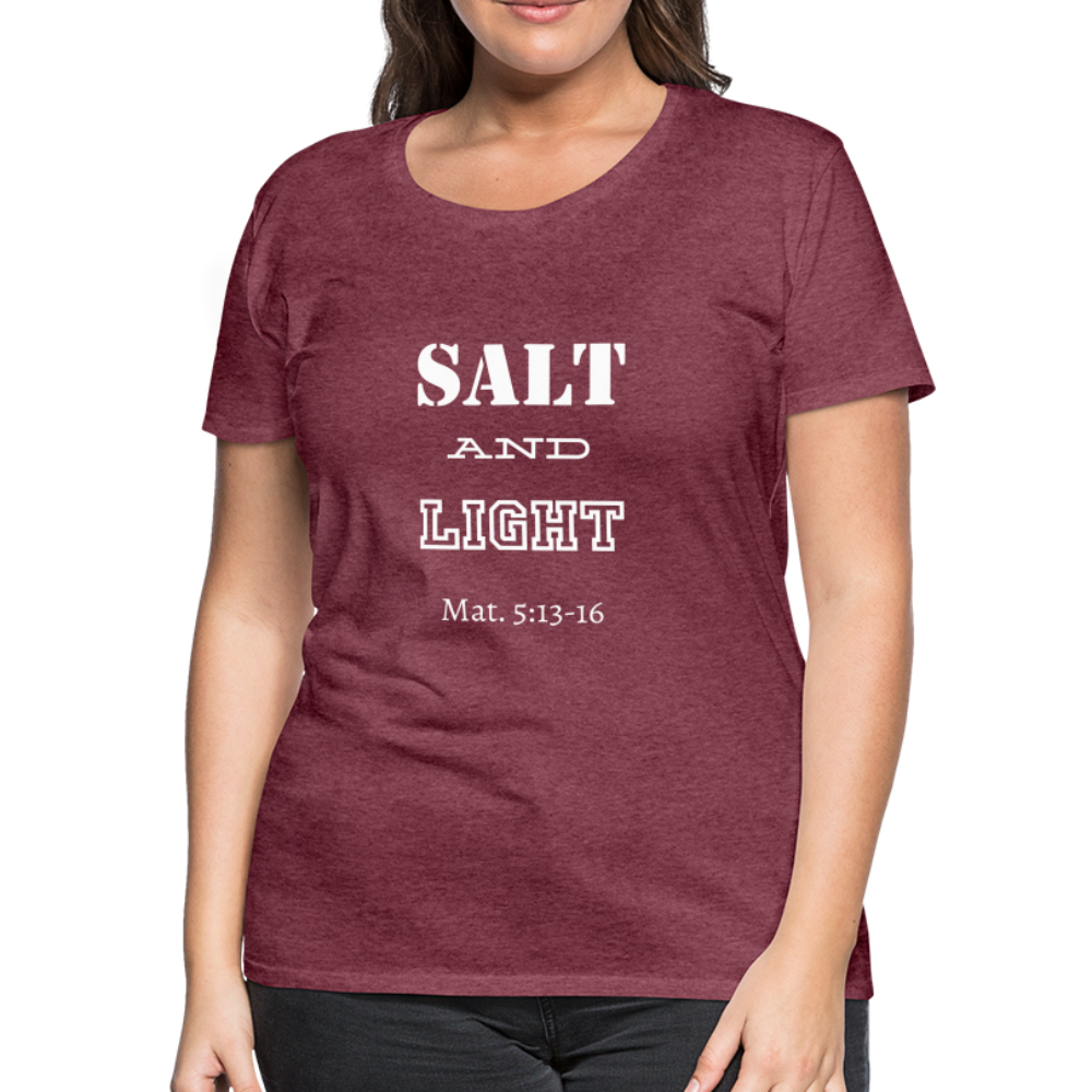 Women’s Salt and Light - heather burgundy