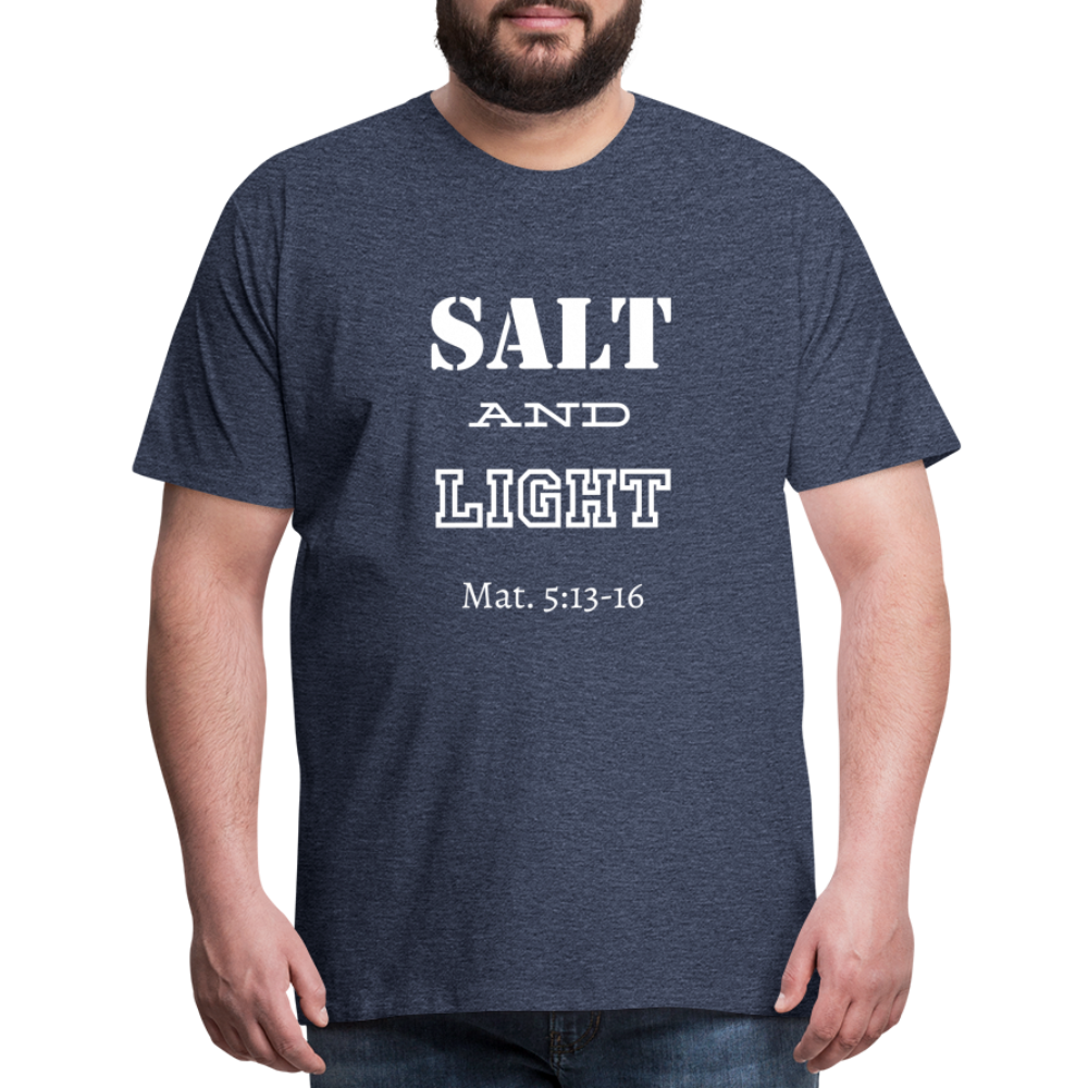 Men's Salt and Light - heather blue