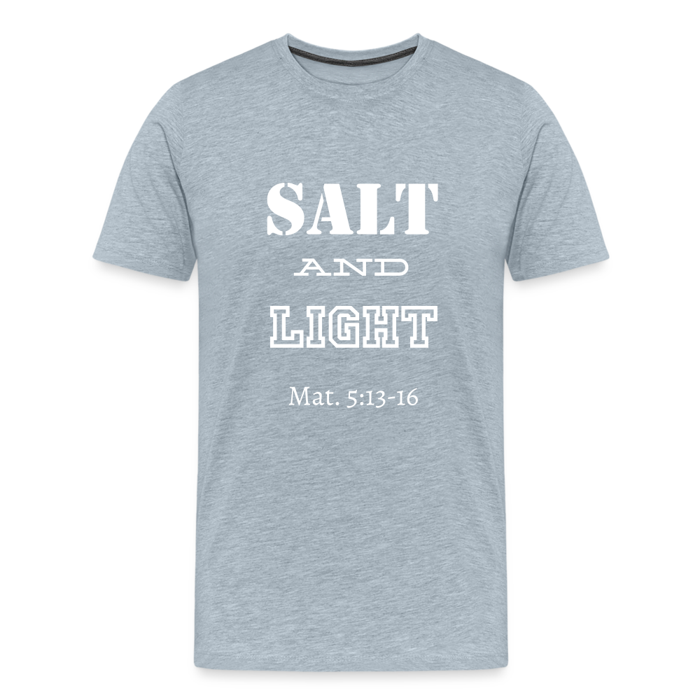 Men's Salt and Light - heather ice blue