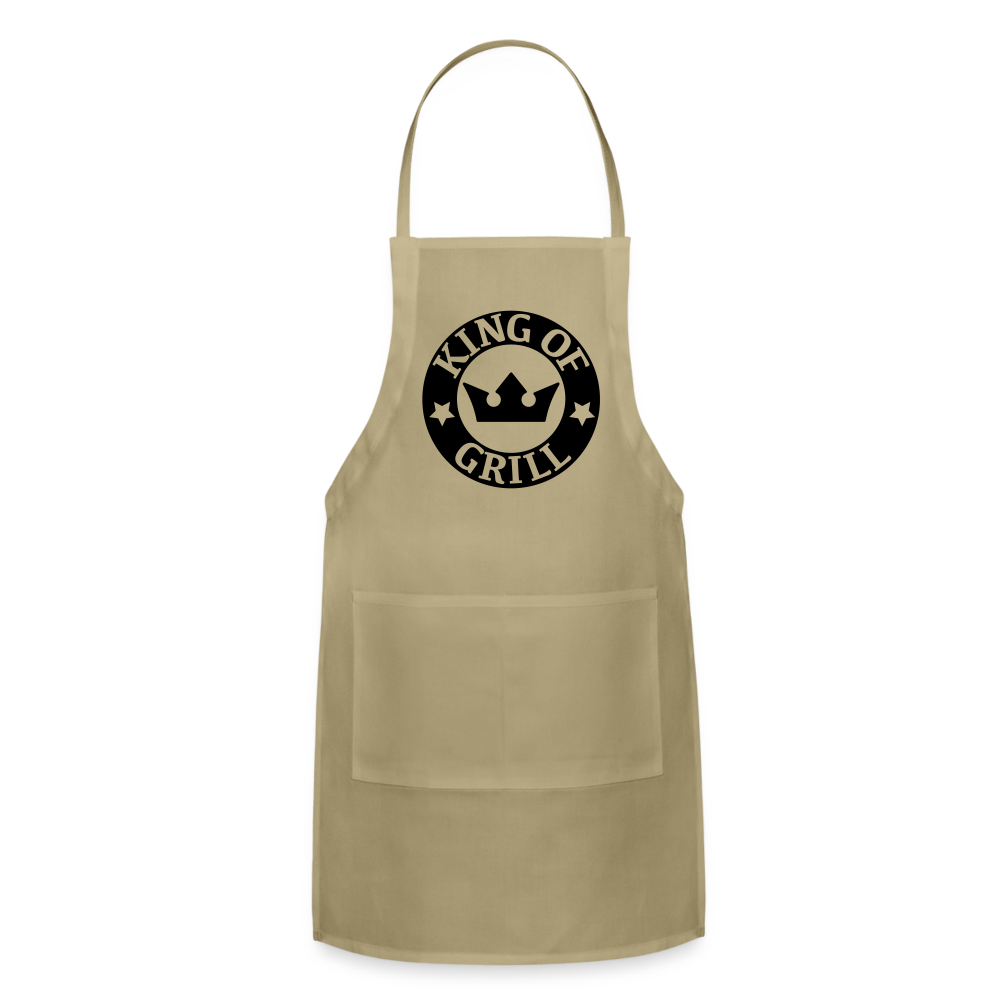 Apron, Grill Master, King of Grill - khaki