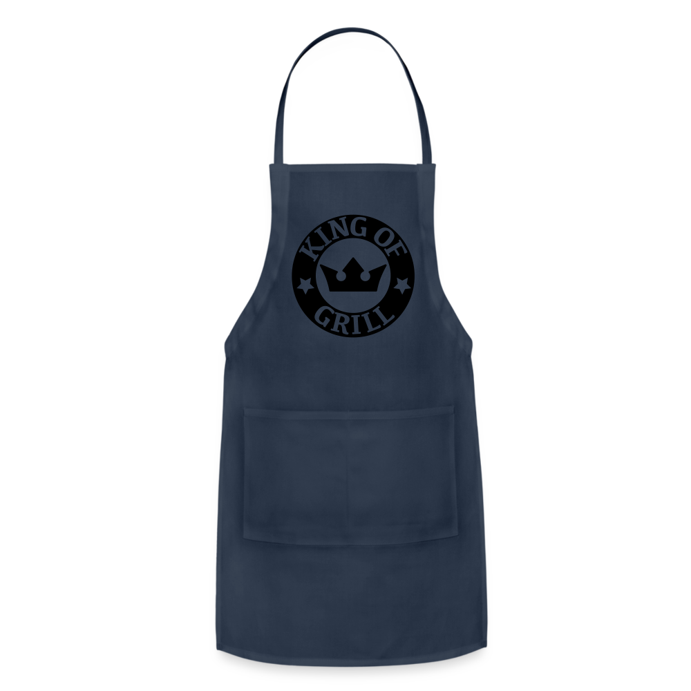 Apron, Grill Master, King of Grill - navy