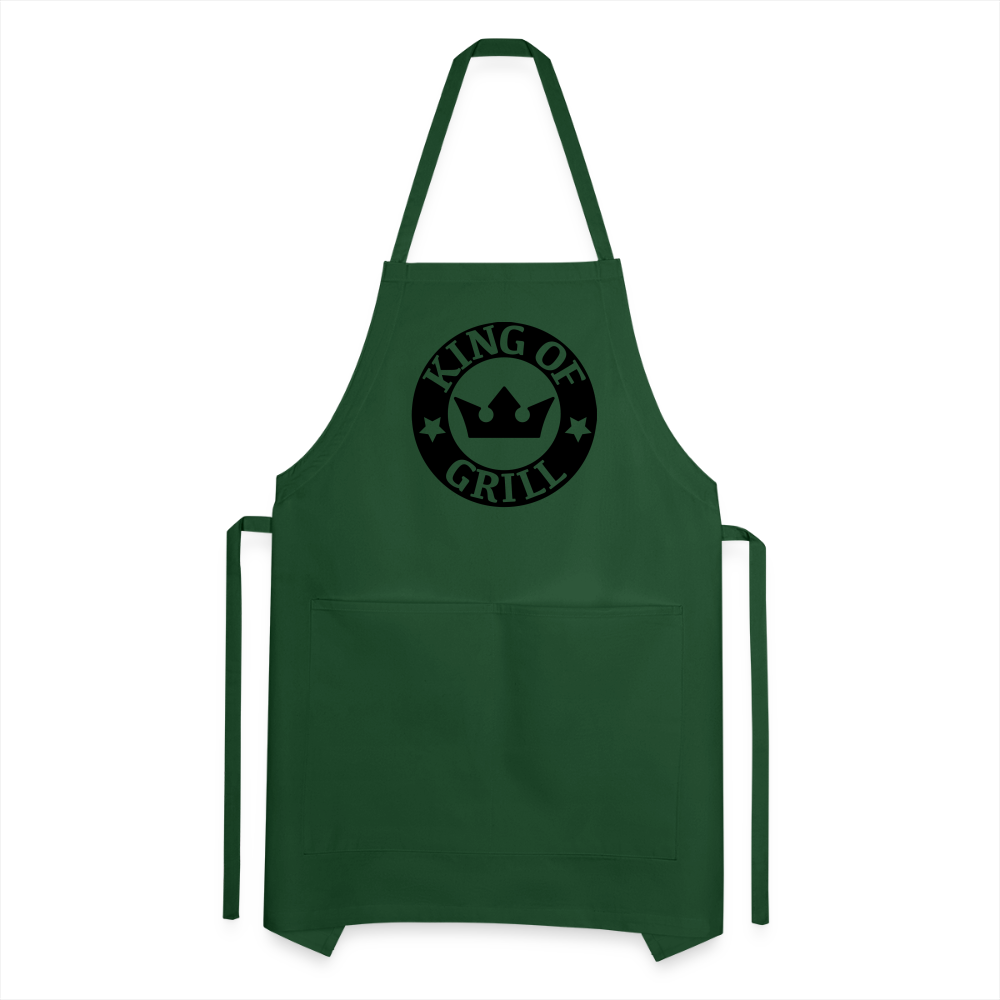 Apron, Grill Master, King of Grill - forest green