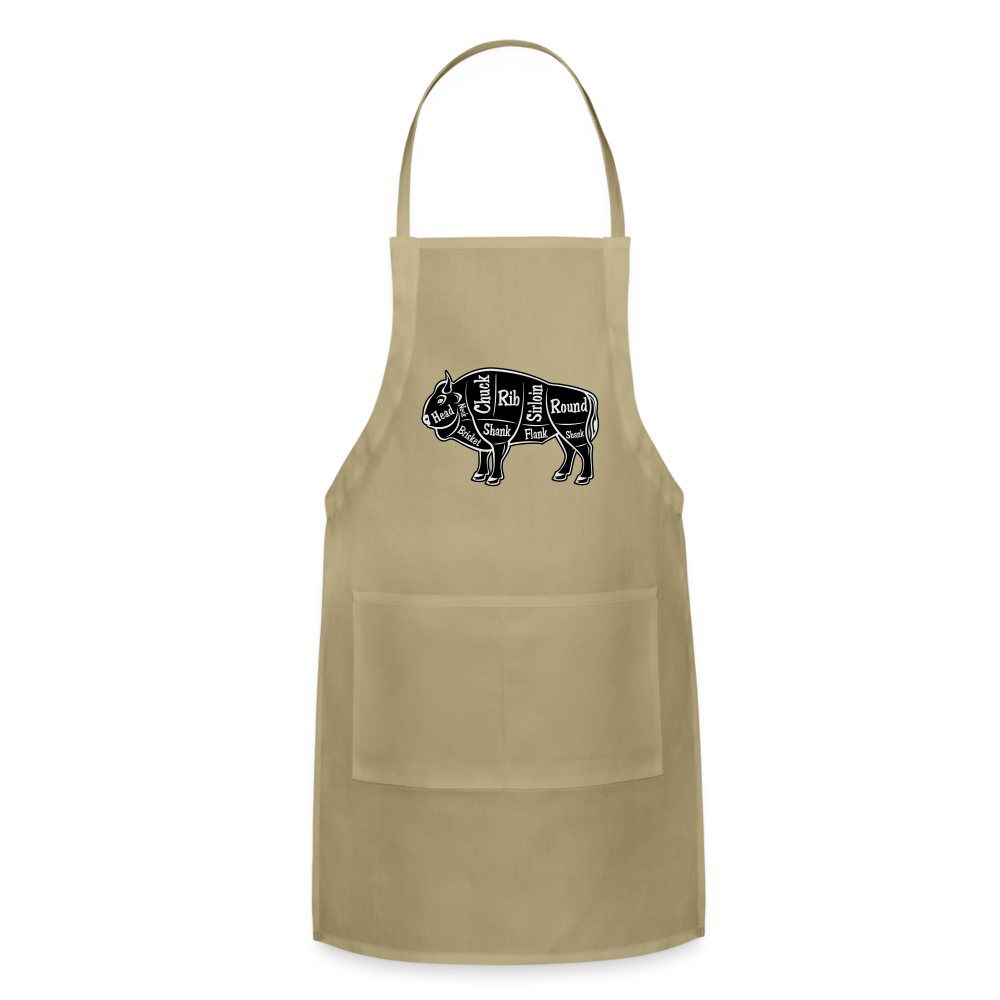 Apron, Grill Master, Bison Cut - khaki