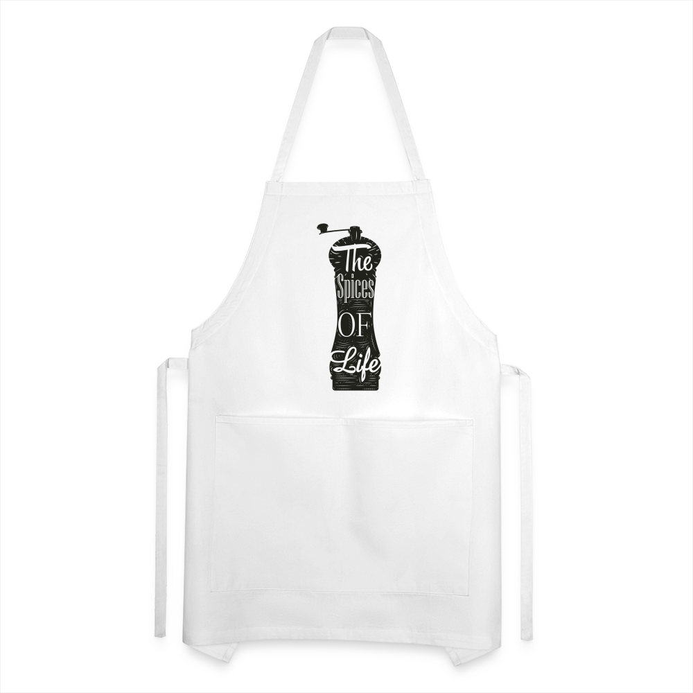 Apron, Grill Master, The Spices of Life - white