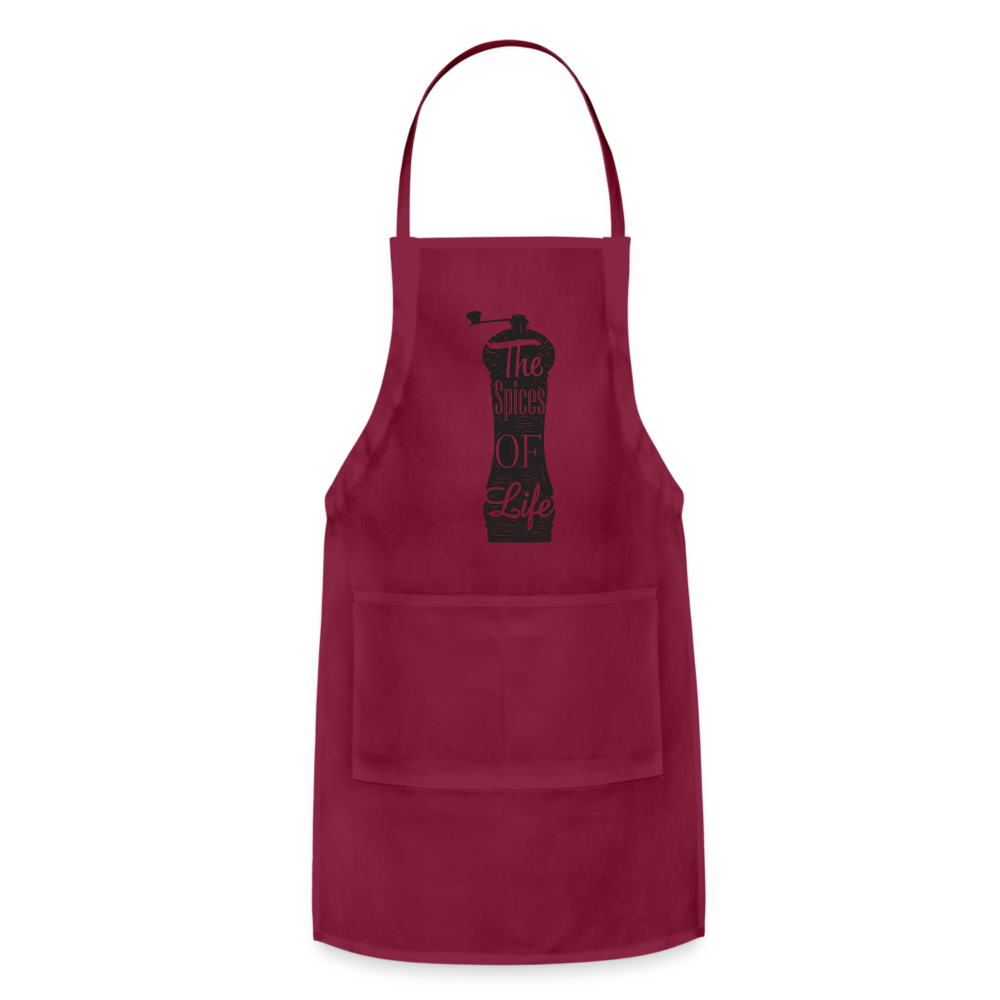 Apron, Grill Master, The Spices of Life - burgundy