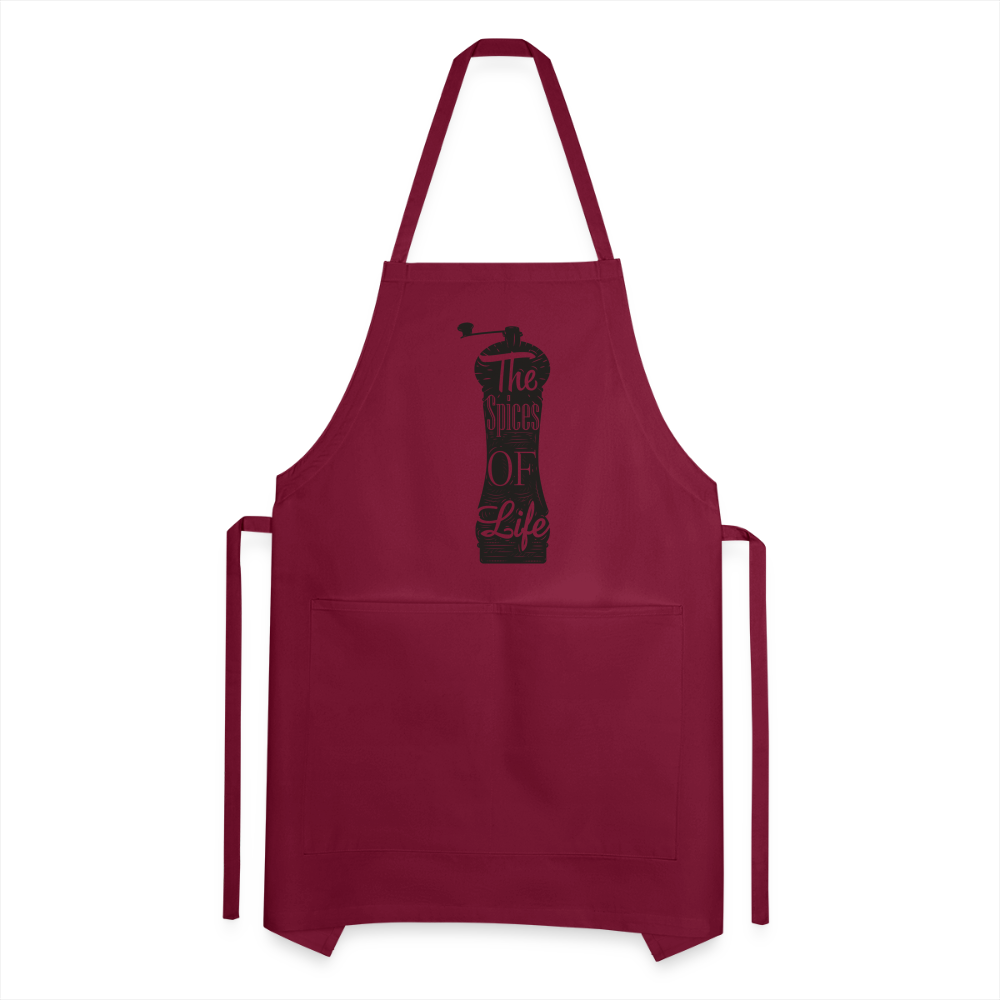 Apron, Grill Master, The Spices of Life - burgundy