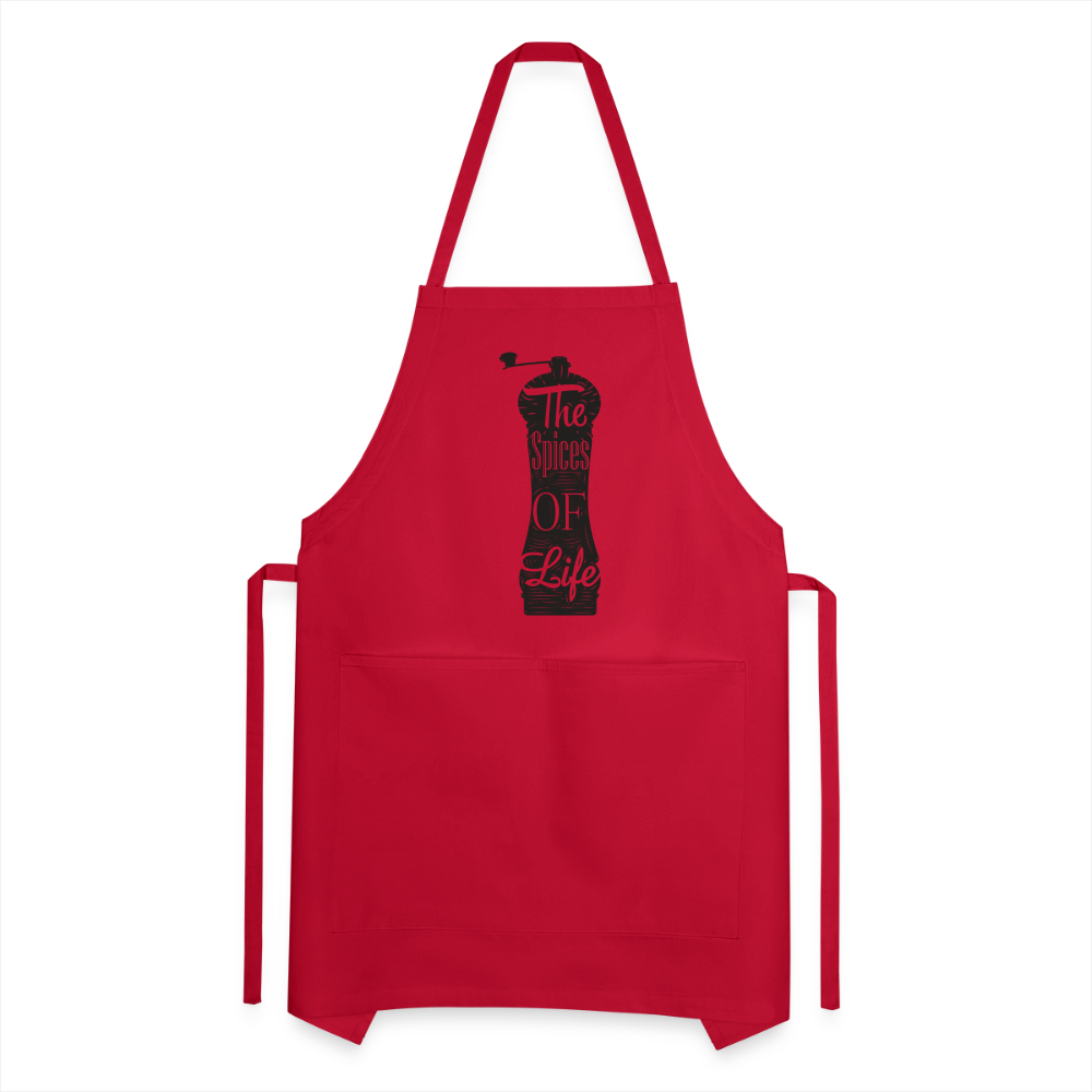 Apron, Grill Master, The Spices of Life - red