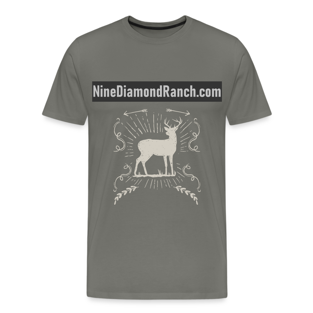 Men's Nine Diamond Ranch com Deer - asphalt gray
