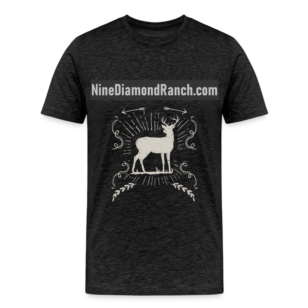 Men's Nine Diamond Ranch com Deer - charcoal grey