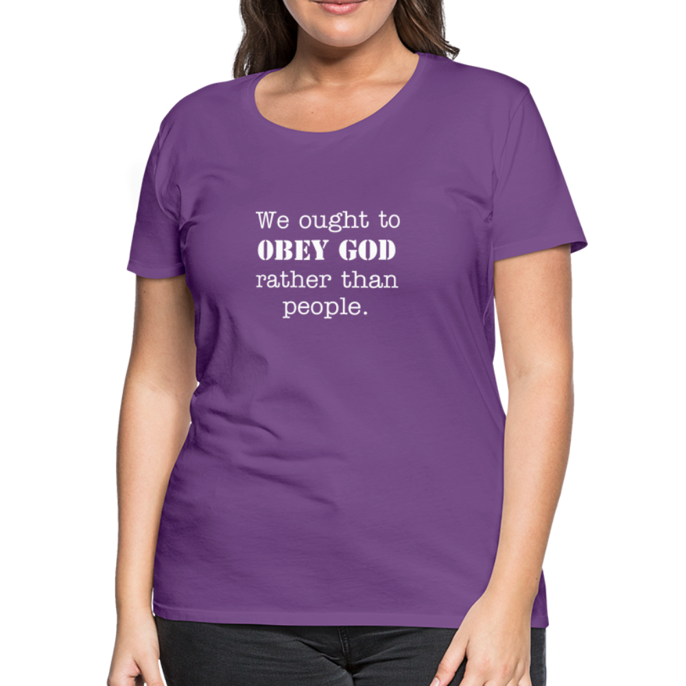 Women's We Ought to - purple