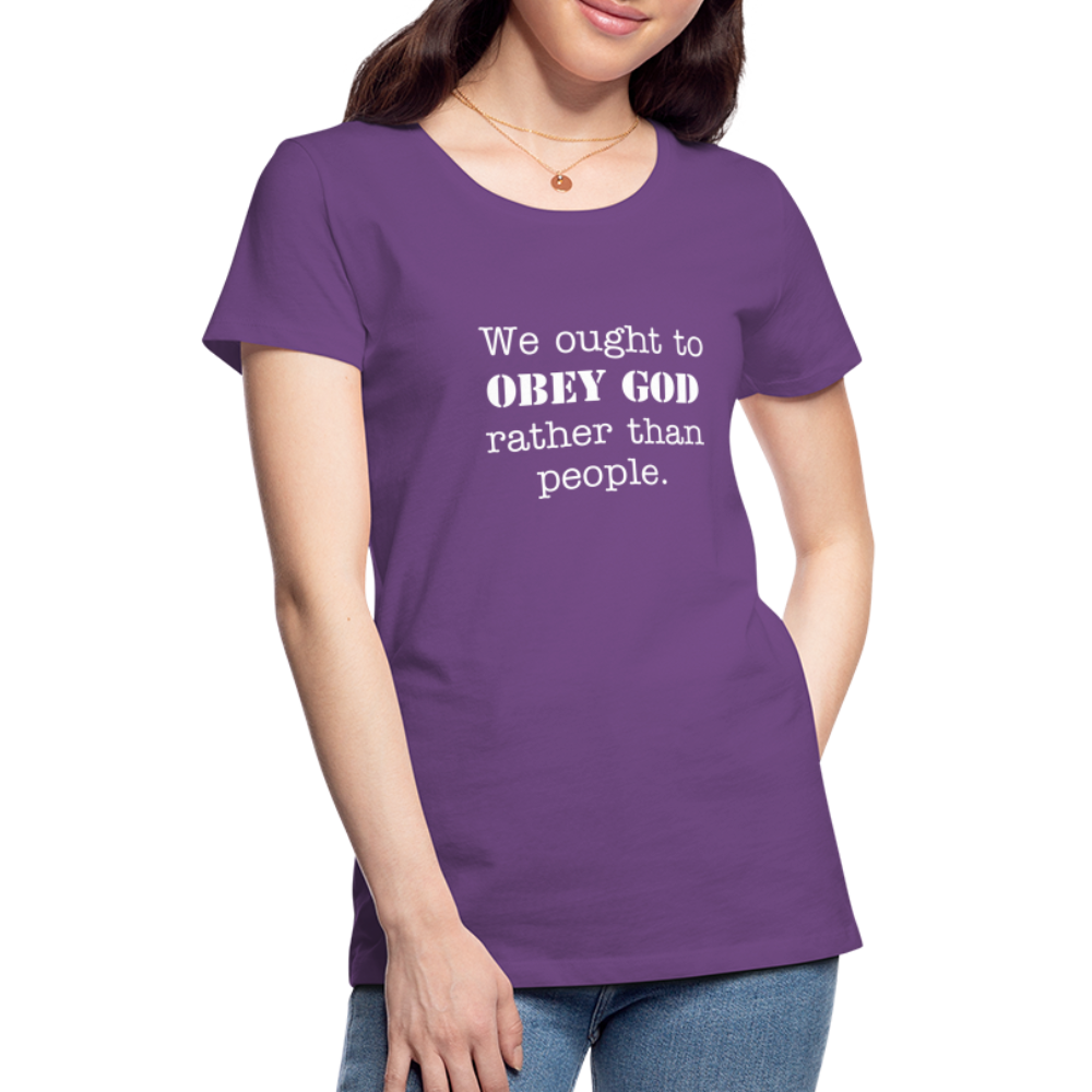 Women's We Ought to - purple