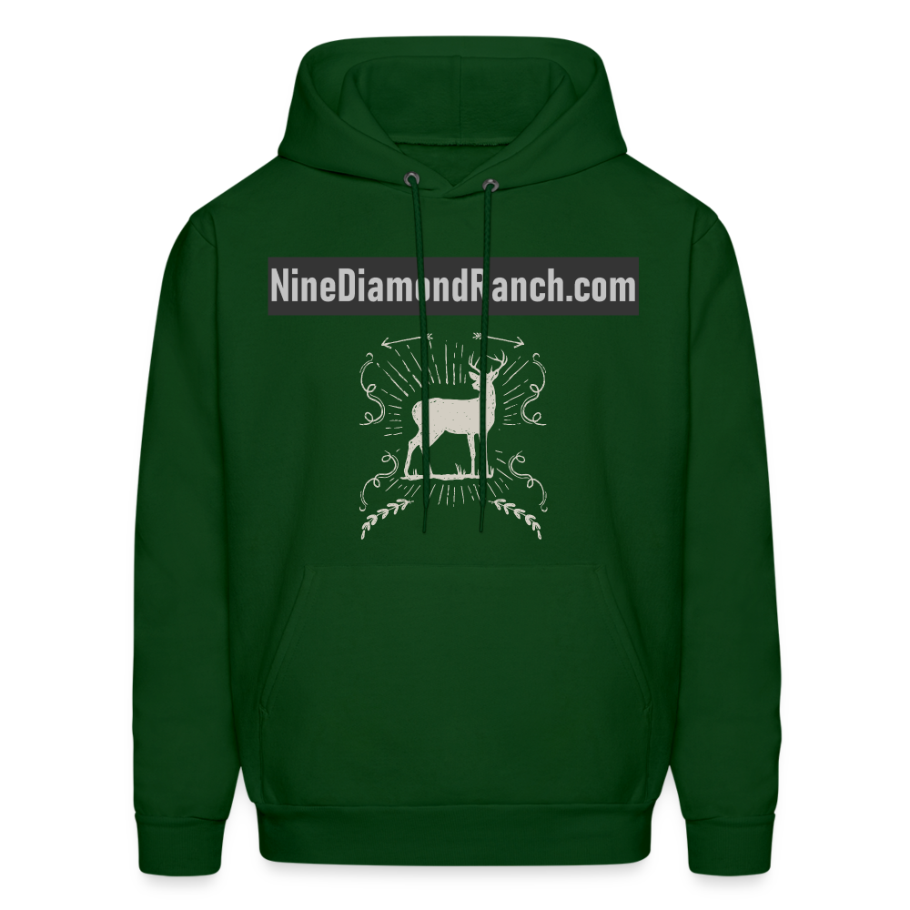 Hoodie Men's NineDiamondRanch com - forest green