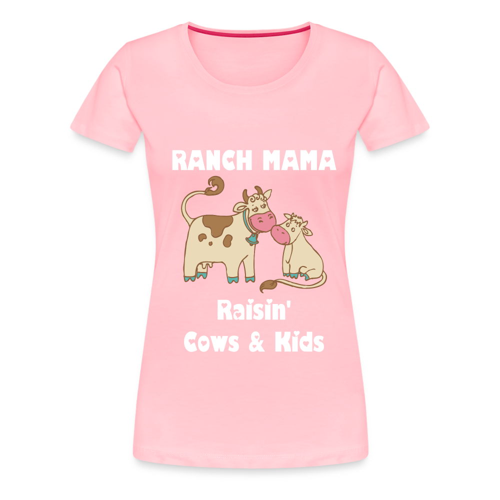 Women’s Ranch Mama Raisin' Cows & Kids - pink