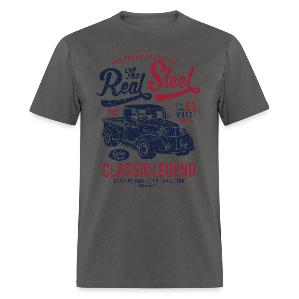U- Real Steel Classic T-Shirt - charcoal