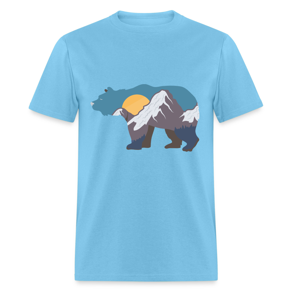 U- Bear Mountains Classic T-Shirt - aquatic blue