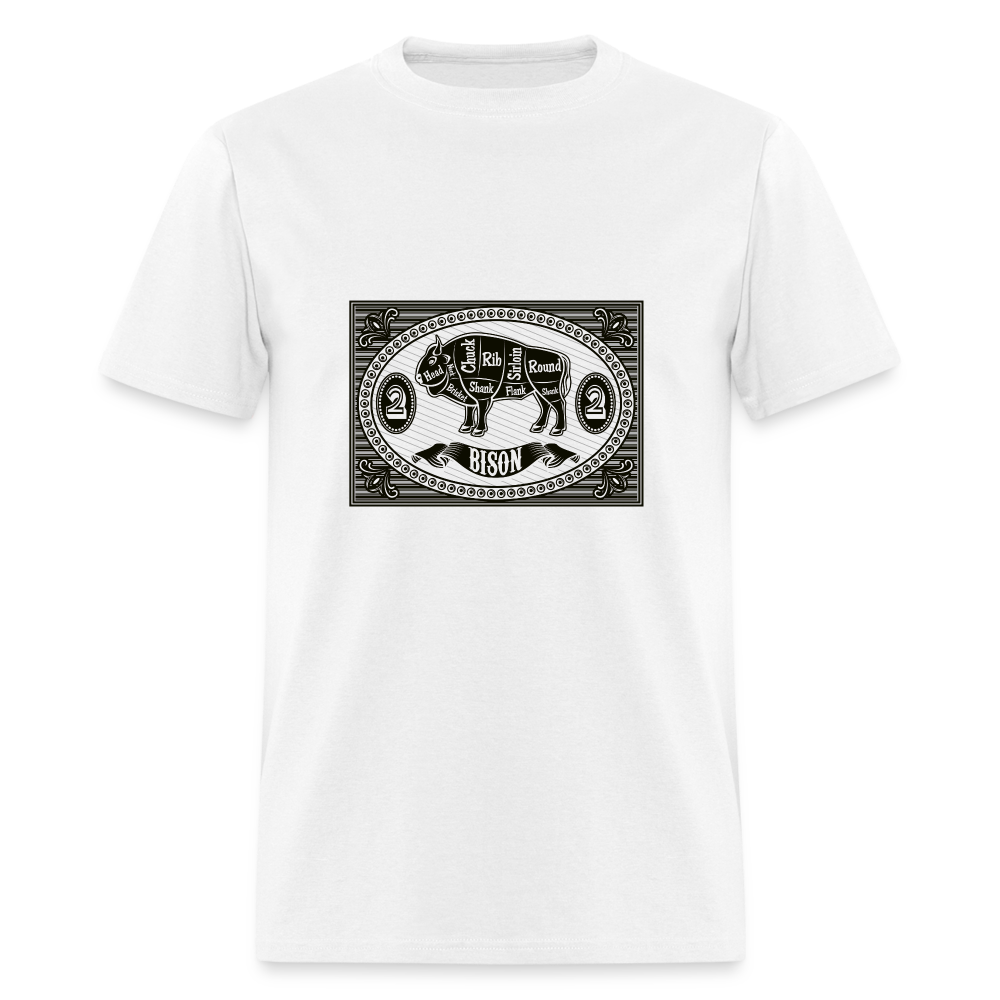 U- Bison Stamp Classic T-Shirt - white