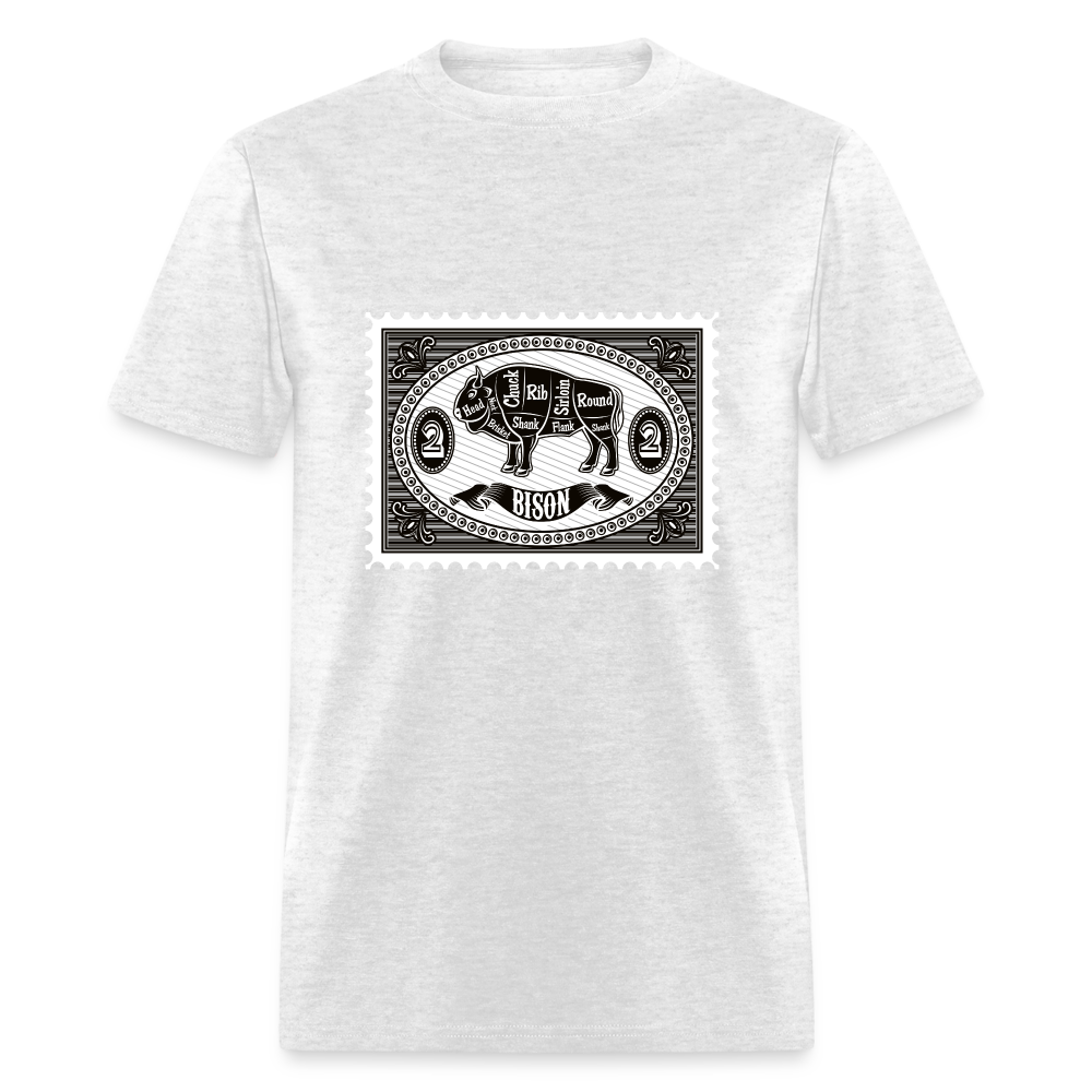 U- Bison Stamp Classic T-Shirt - light heather gray