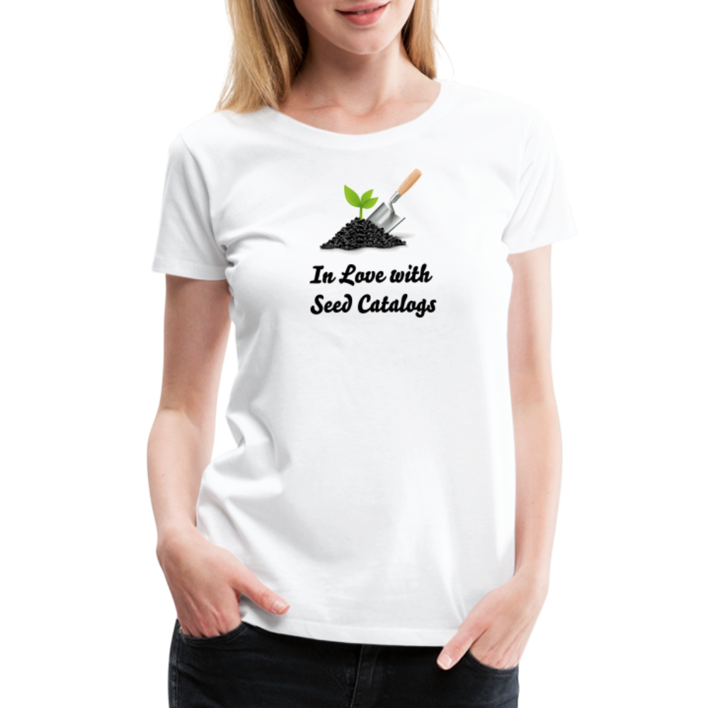 Women’s Seed Catalog Premium T-Shirt - white