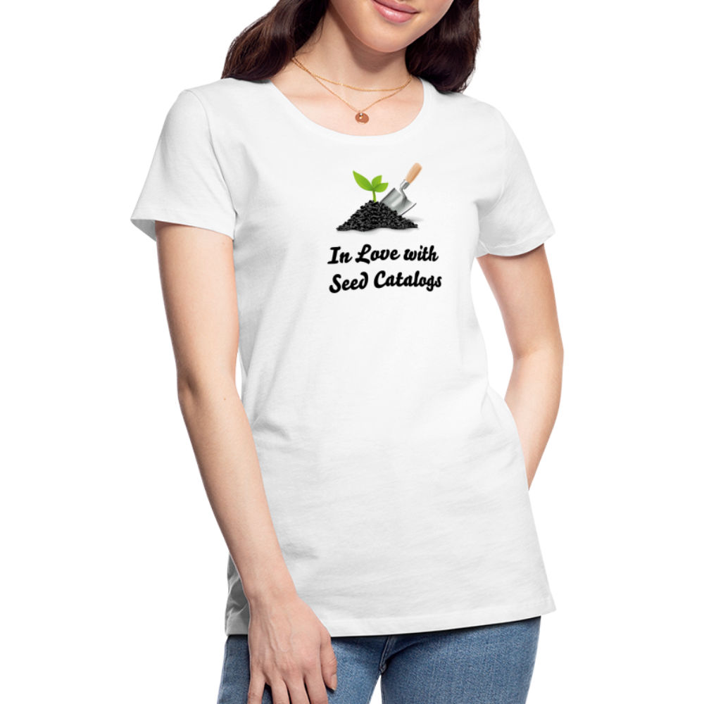 Women’s Seed Catalog Premium T-Shirt - white