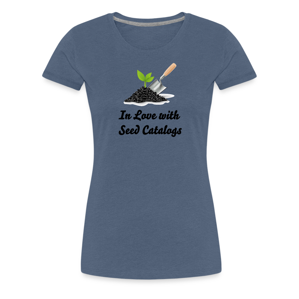 Women’s Seed Catalog Premium T-Shirt - heather blue