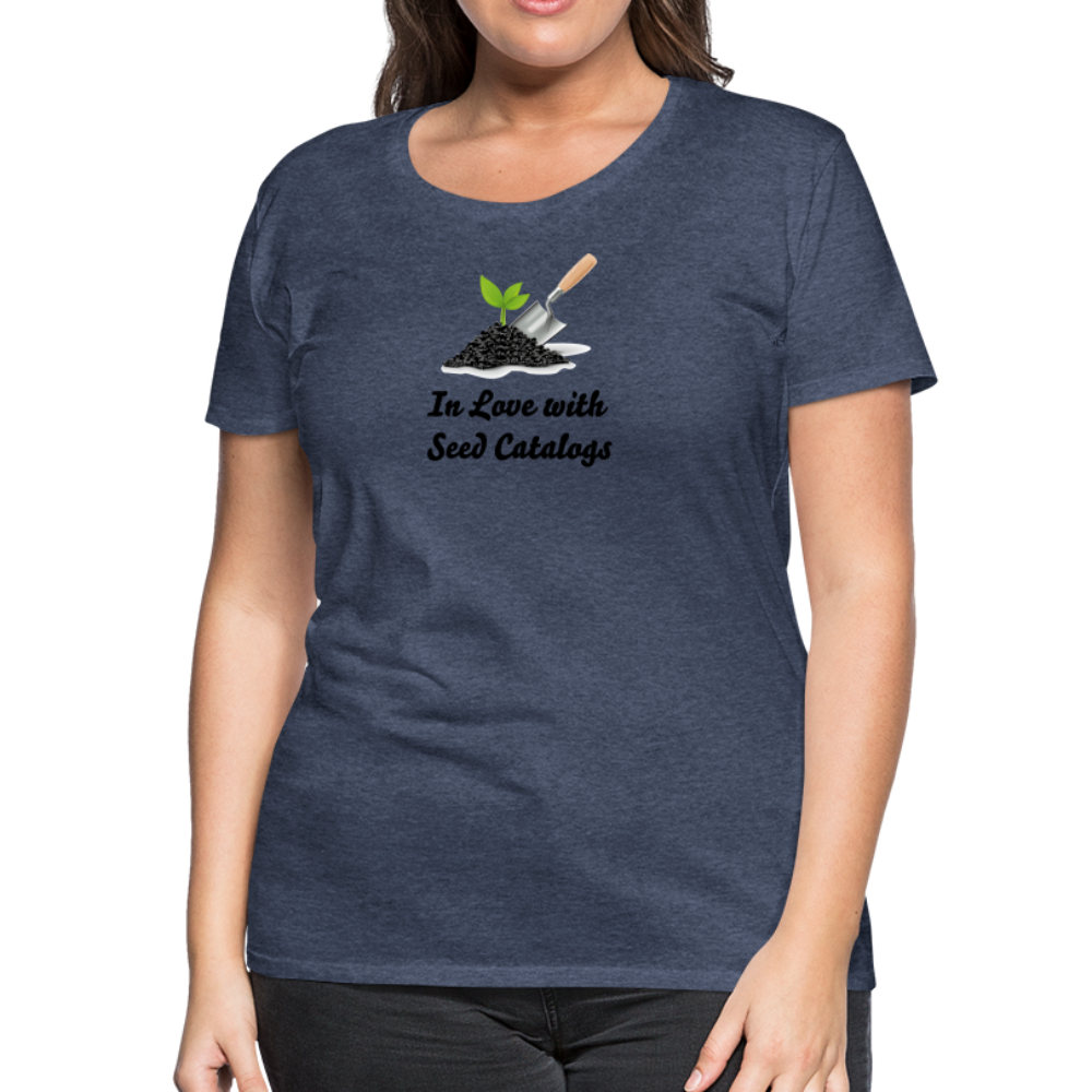 Women’s Seed Catalog Premium T-Shirt - heather blue