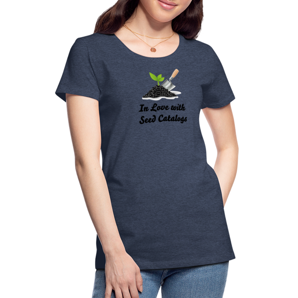 Women’s Seed Catalog Premium T-Shirt - heather blue