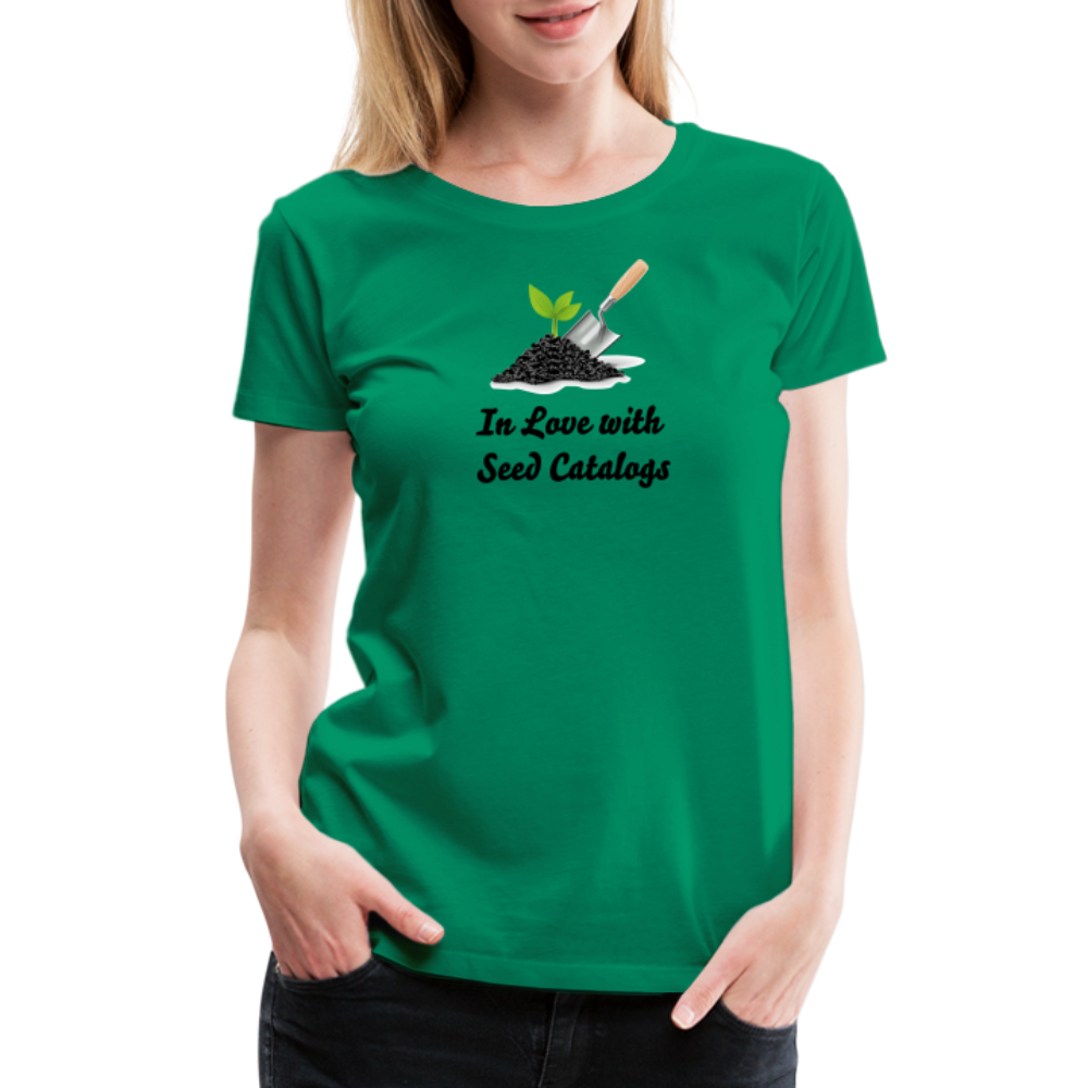 Women’s Seed Catalog Premium T-Shirt - kelly green