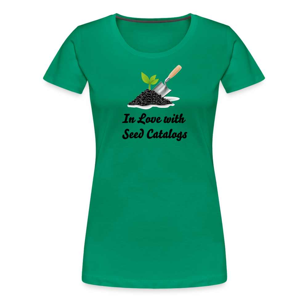 Women’s Seed Catalog Premium T-Shirt - kelly green