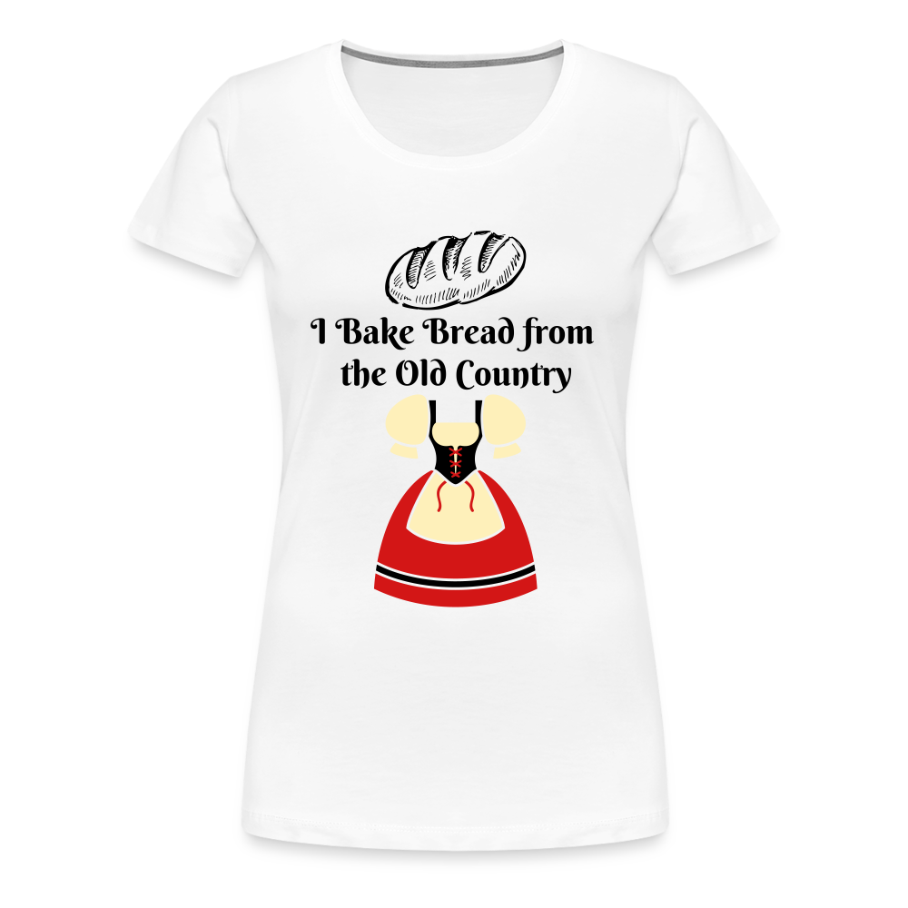 Women’s Bake Bread Old Country - white