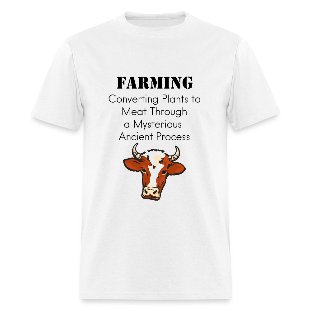 U- Farming Converting Meat Classic T-Shirt - white