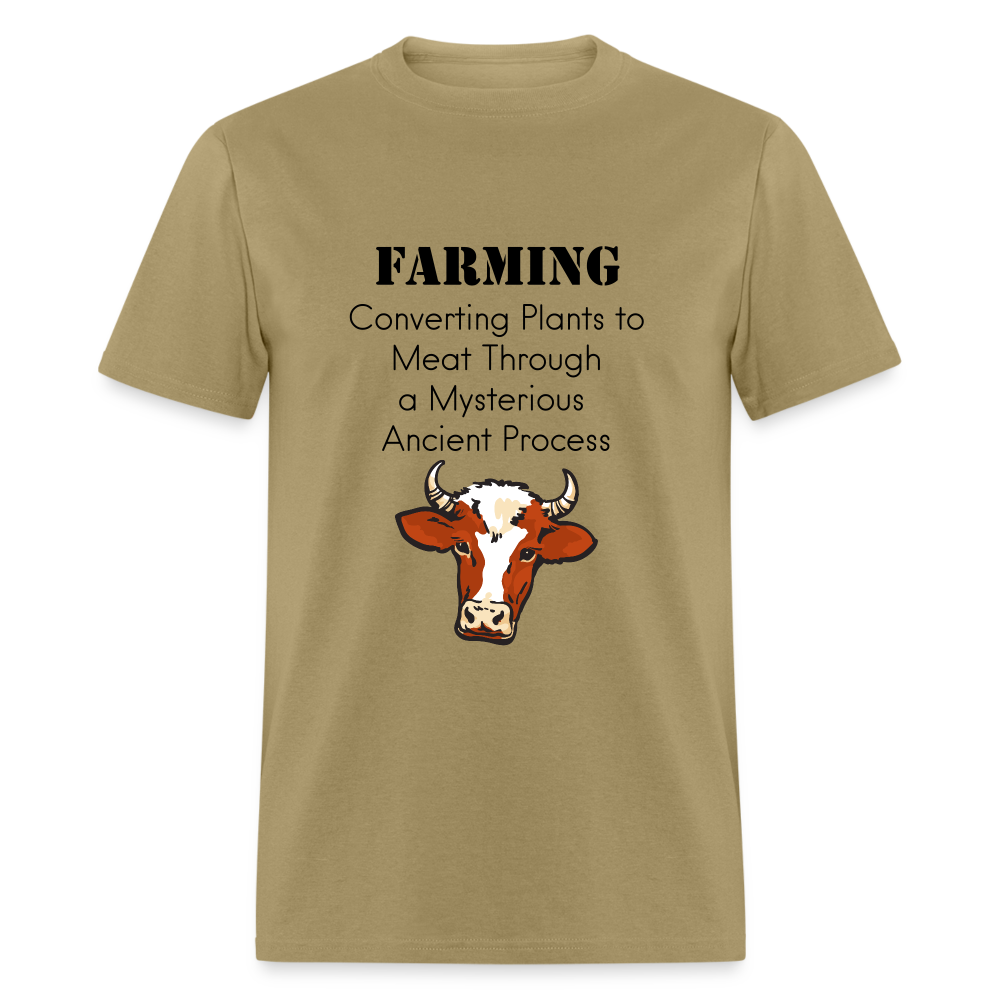 U- Farming Converting Meat Classic T-Shirt - khaki