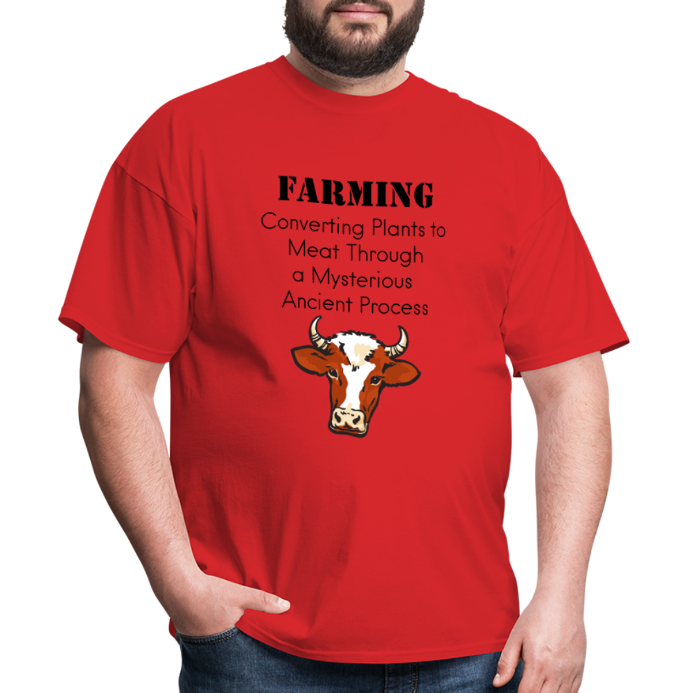 U- Farming Converting Meat Classic T-Shirt - red