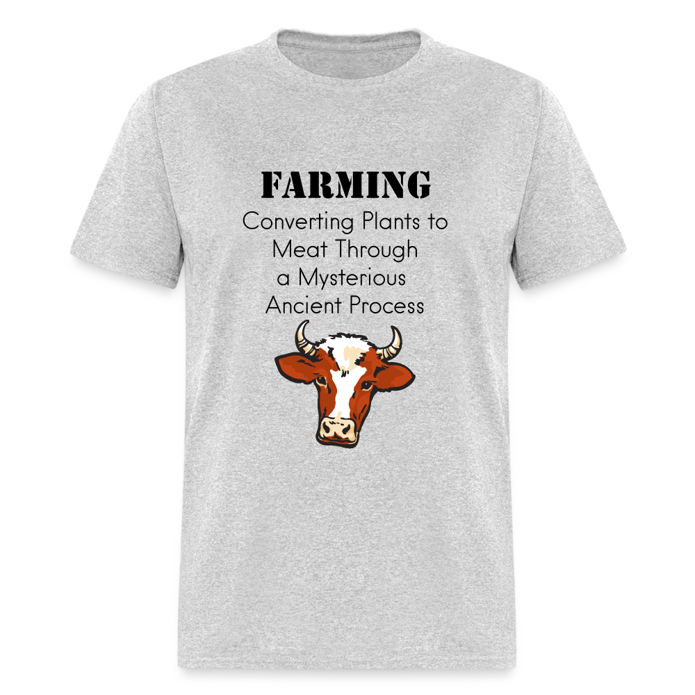 U- Farming Converting Meat Classic T-Shirt - heather gray