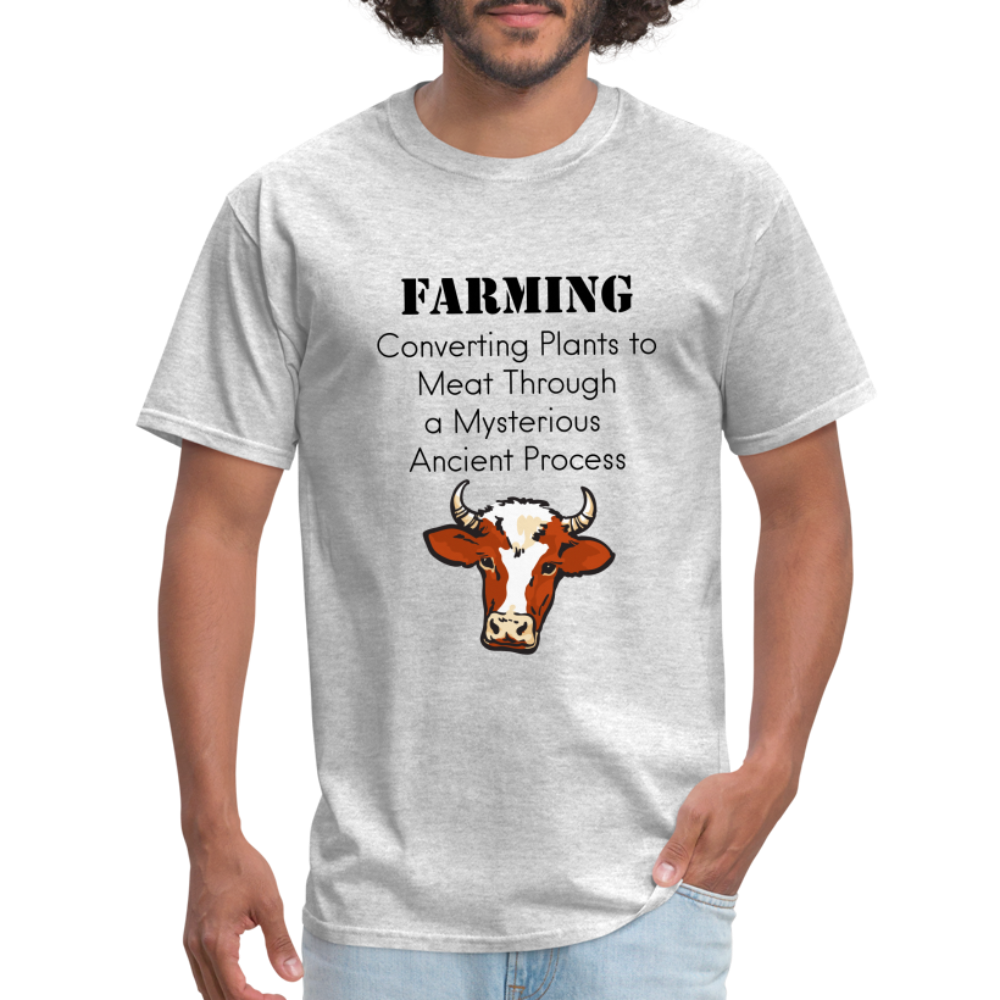 U- Farming Converting Meat Classic T-Shirt - heather gray