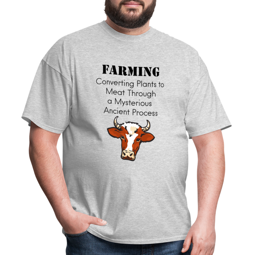 U- Farming Converting Meat Classic T-Shirt - heather gray