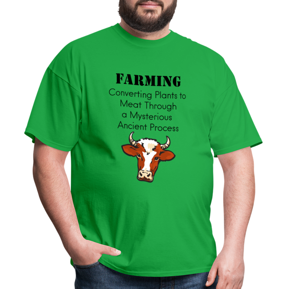 U- Farming Converting Meat Classic T-Shirt - bright green