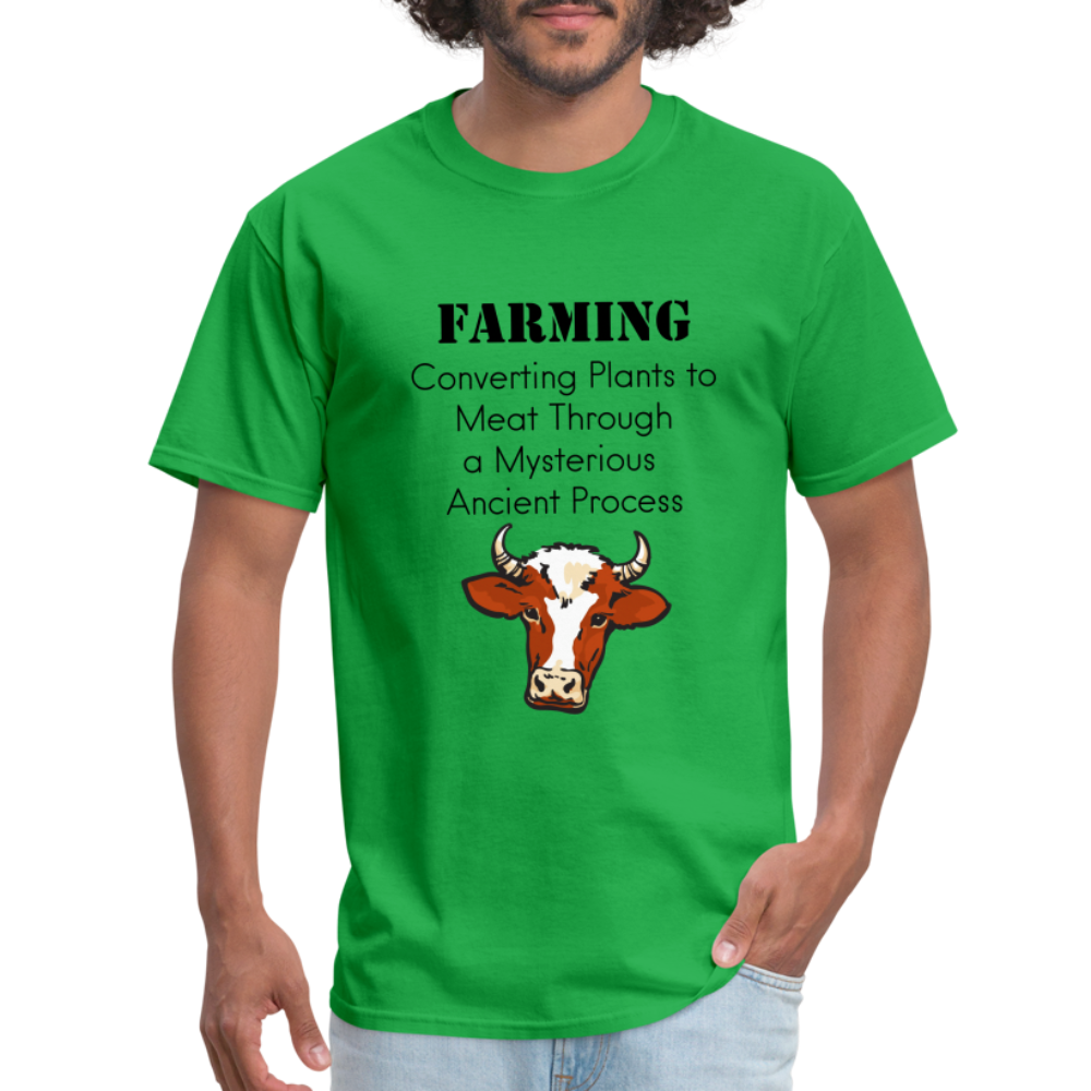 U- Farming Converting Meat Classic T-Shirt - bright green