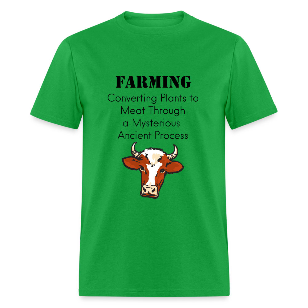 U- Farming Converting Meat Classic T-Shirt - bright green