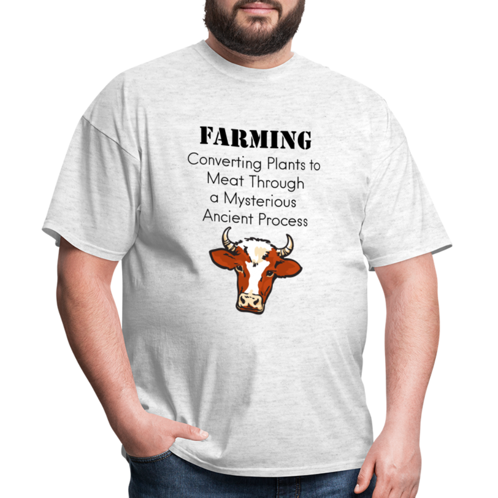 U- Farming Converting Meat Classic T-Shirt - light heather gray