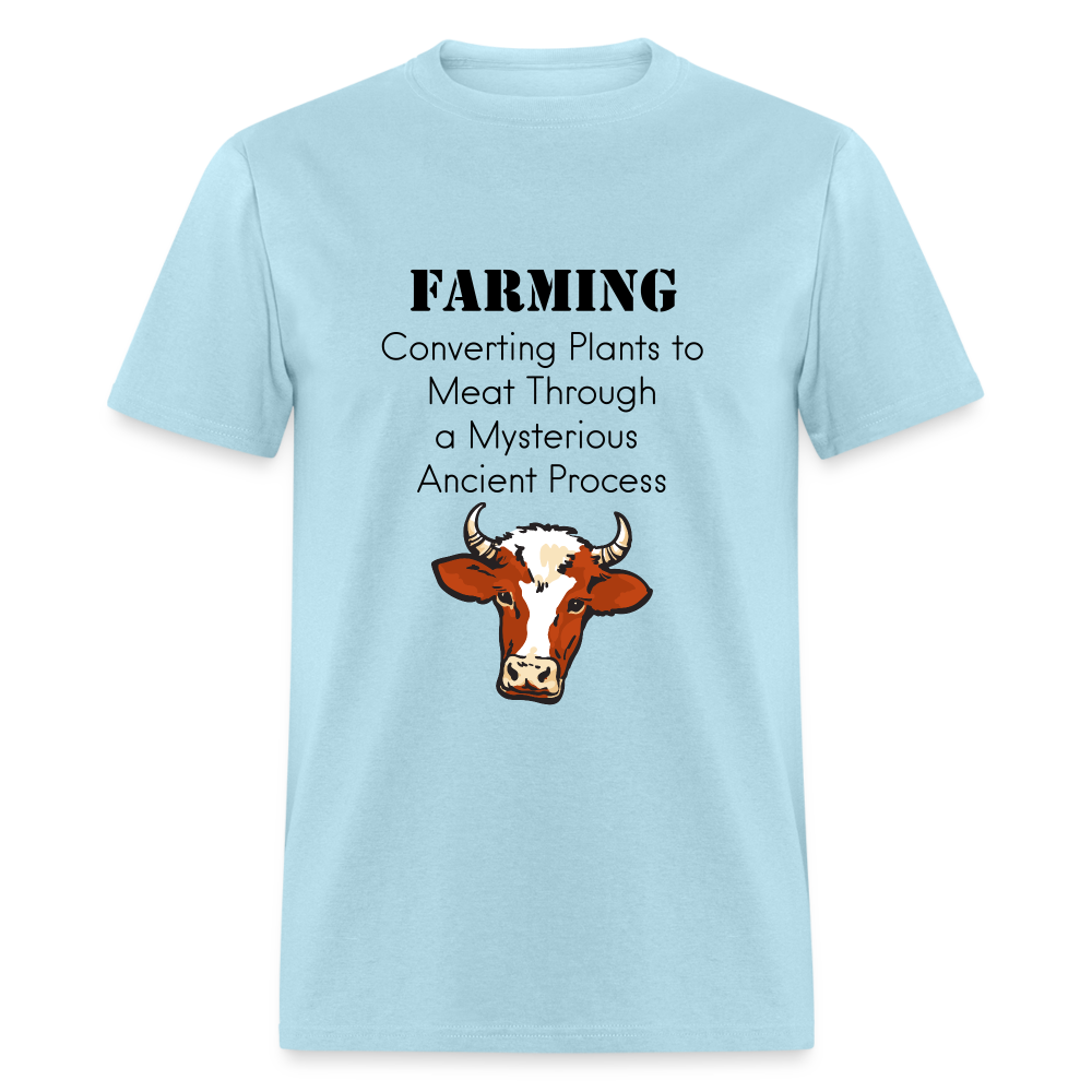 U- Farming Converting Meat Classic T-Shirt - powder blue