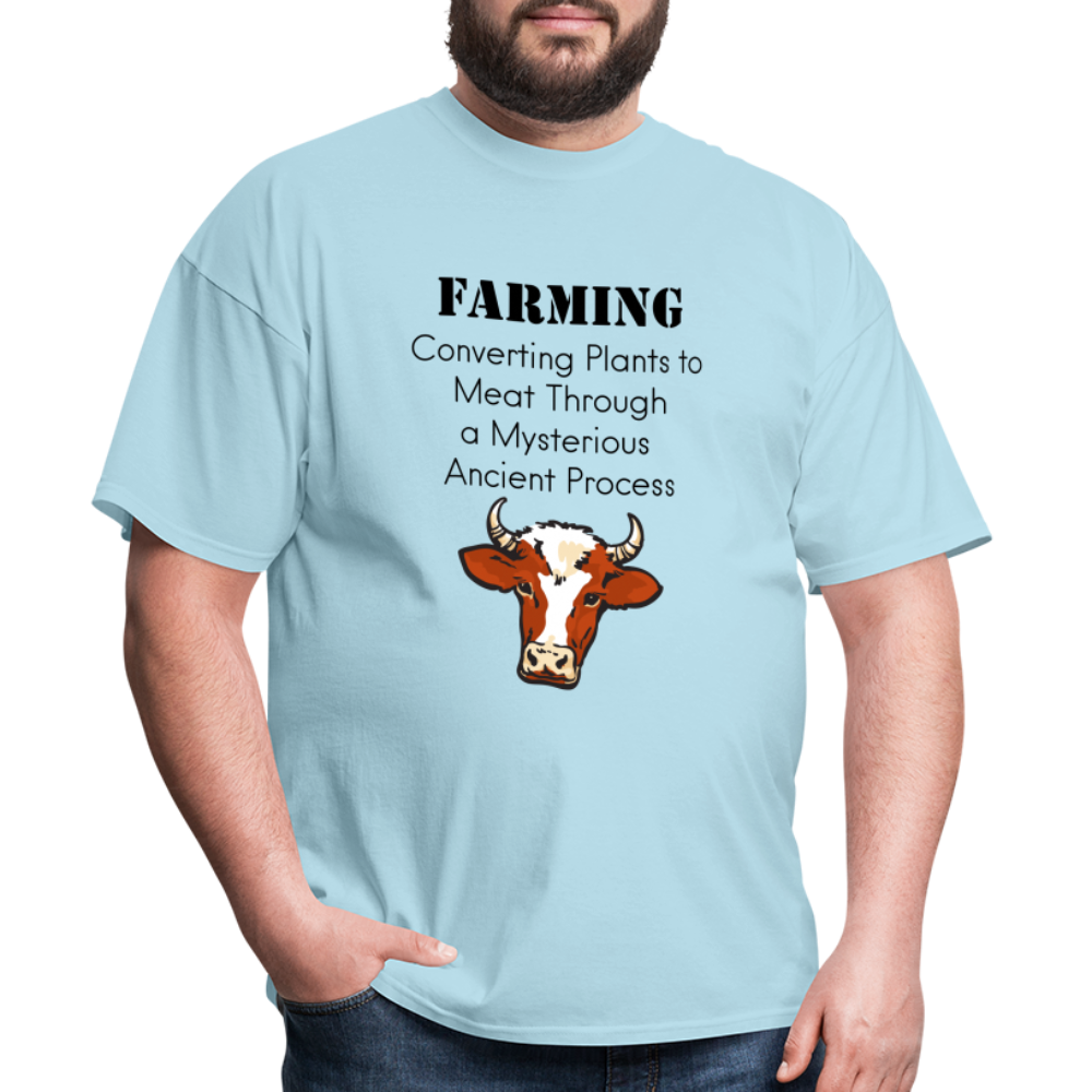 U- Farming Converting Meat Classic T-Shirt - powder blue