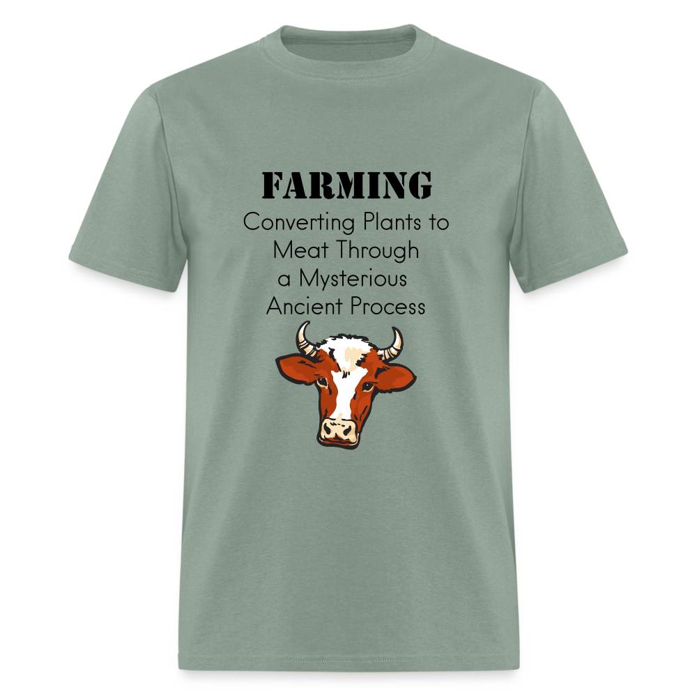U- Farming Converting Meat Classic T-Shirt - sage