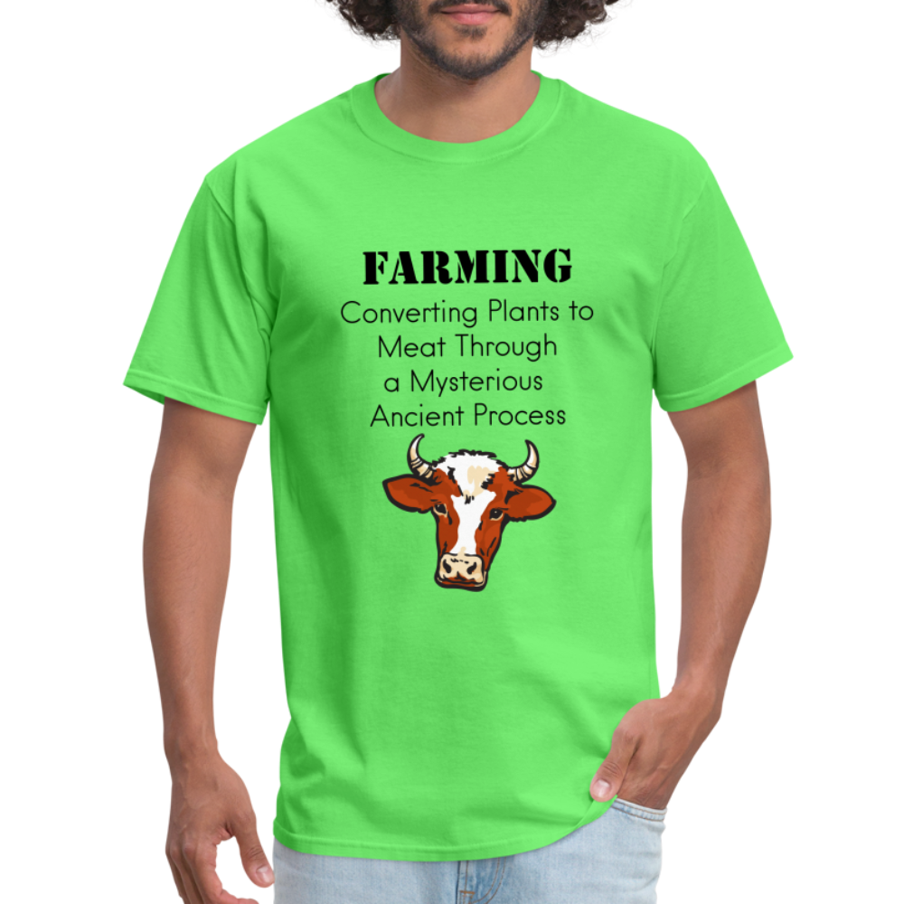 U- Farming Converting Meat Classic T-Shirt - kiwi